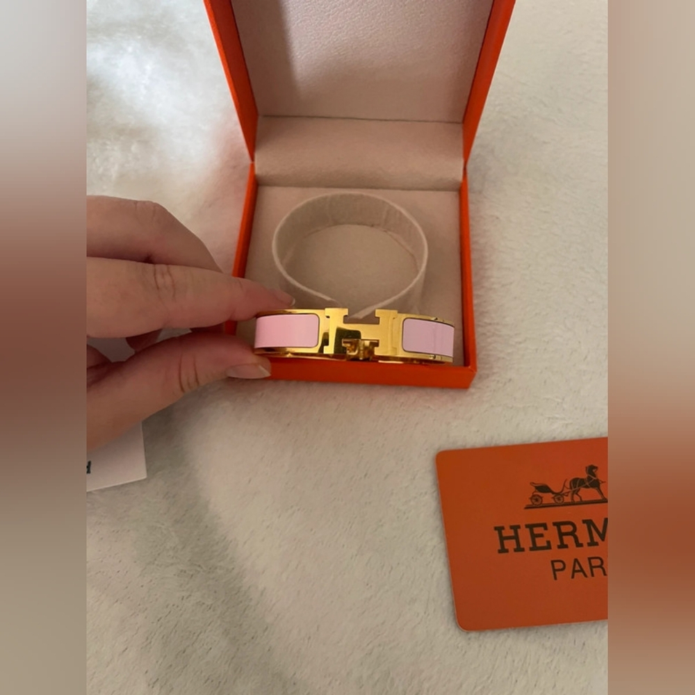 Hermès Clic H Rose Gold PM Bracelet